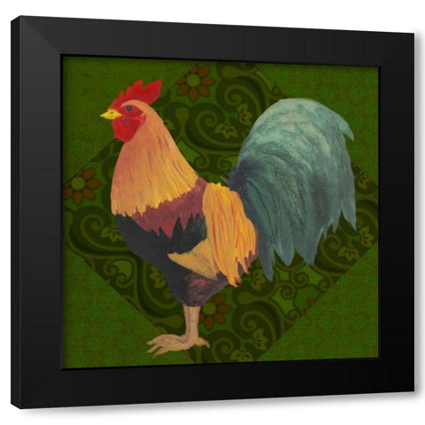 Yard Bird II Black Modern Wood Framed Art Print with Double Matting by Popp, Grace