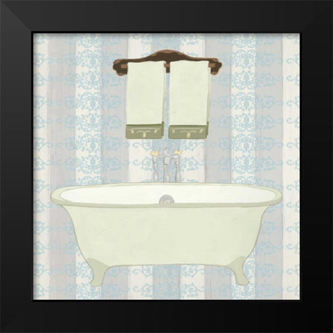 Riviera Bath I Black Modern Wood Framed Art Print by Vision Studio