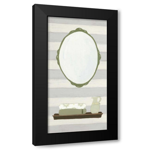 Riviera Bath III Black Modern Wood Framed Art Print by Vision Studio