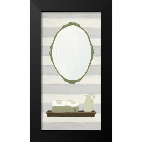 Riviera Bath III Black Modern Wood Framed Art Print by Vision Studio