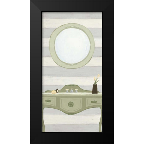 Riviera Bath IV Black Modern Wood Framed Art Print by Vision Studio