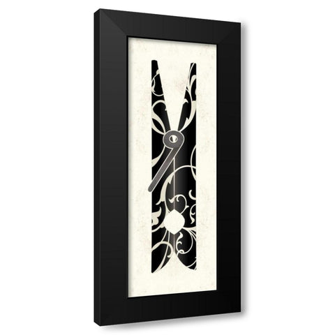 Pinned II 2-Up Black Modern Wood Framed Art Print with Double Matting by Pied Piper Creative