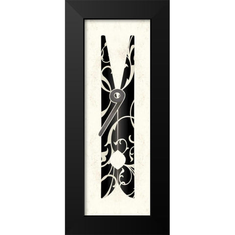 Pinned II 2-Up Black Modern Wood Framed Art Print by Pied Piper Creative