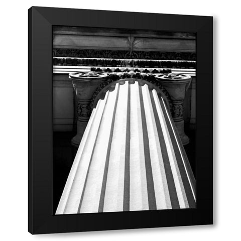 Structural Details I Black Modern Wood Framed Art Print with Double Matting by Pica, Jeff