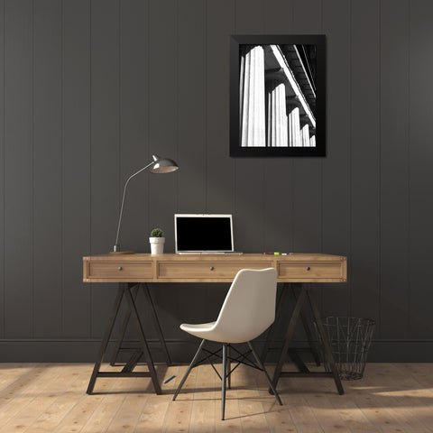 Structural Details II Black Modern Wood Framed Art Print by Pica, Jeff