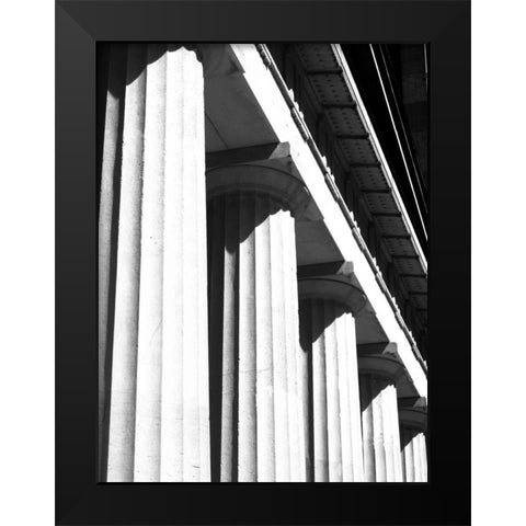 Structural Details II Black Modern Wood Framed Art Print by Pica, Jeff