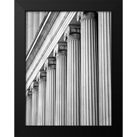 Structural Details III Black Modern Wood Framed Art Print by Pica, Jeff