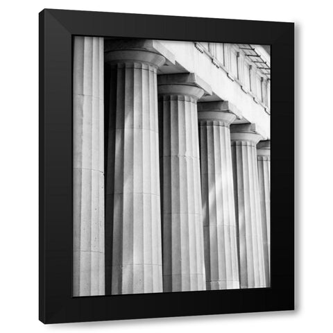 Structural Details IV Black Modern Wood Framed Art Print with Double Matting by Pica, Jeff