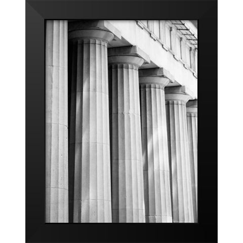 Structural Details IV Black Modern Wood Framed Art Print by Pica, Jeff