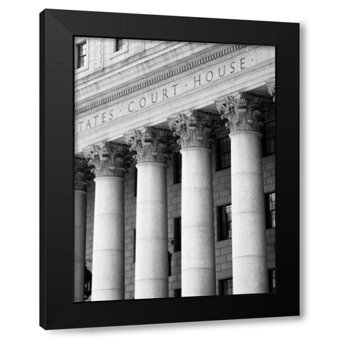 Structural Details V Black Modern Wood Framed Art Print by Pica, Jeff