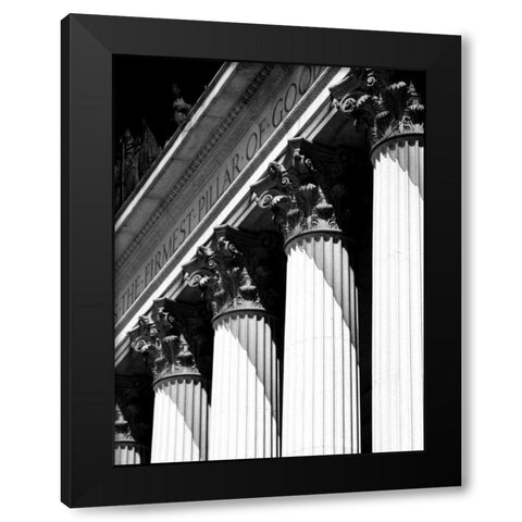 Structural Details VI Black Modern Wood Framed Art Print with Double Matting by Pica, Jeff