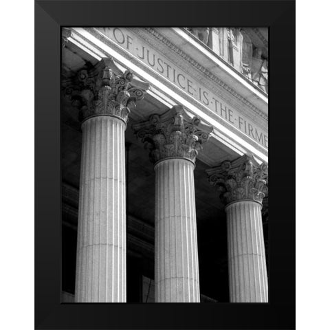 Structural Details VII Black Modern Wood Framed Art Print by Pica, Jeff