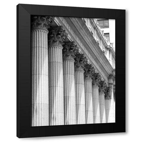 Structural Details VIII Black Modern Wood Framed Art Print with Double Matting by Pica, Jeff
