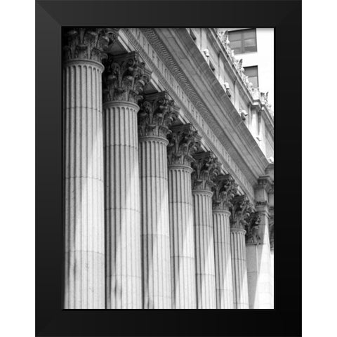 Structural Details VIII Black Modern Wood Framed Art Print by Pica, Jeff