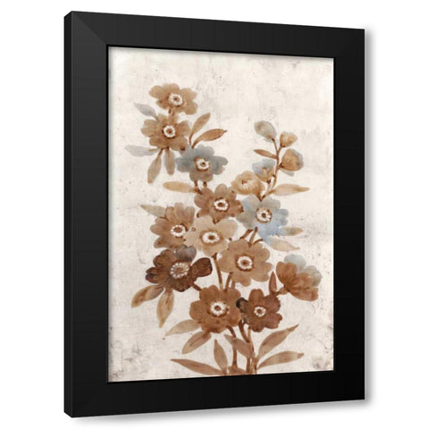 Wildflower Branch I Black Modern Wood Framed Art Print by OToole, Tim