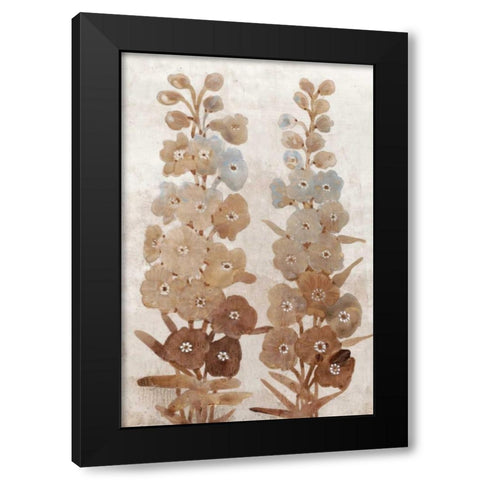 Wildflower Branch II Black Modern Wood Framed Art Print by OToole, Tim
