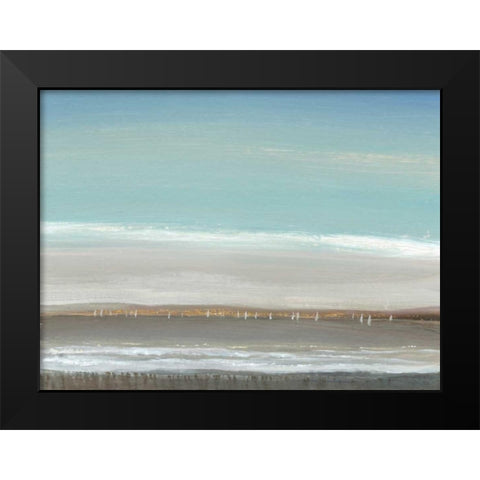 Distant Coast I Black Modern Wood Framed Art Print by OToole, Tim