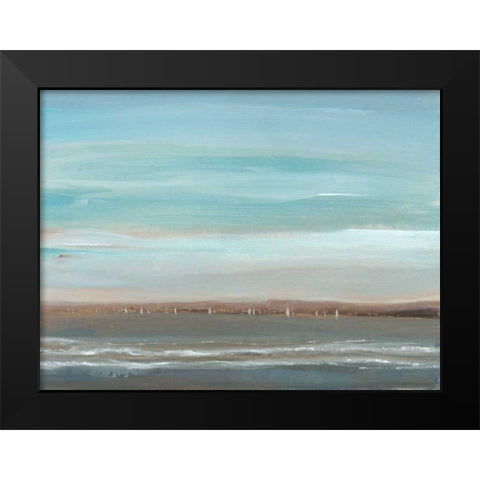 Distant Coast II Black Modern Wood Framed Art Print by OToole, Tim