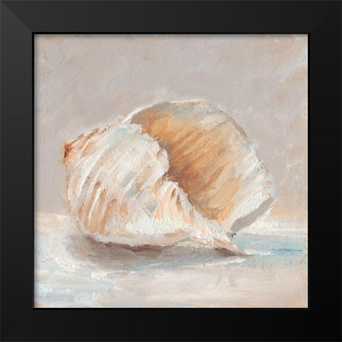 Impressionist Shell Study IV Black Modern Wood Framed Art Print by Harper, Ethan