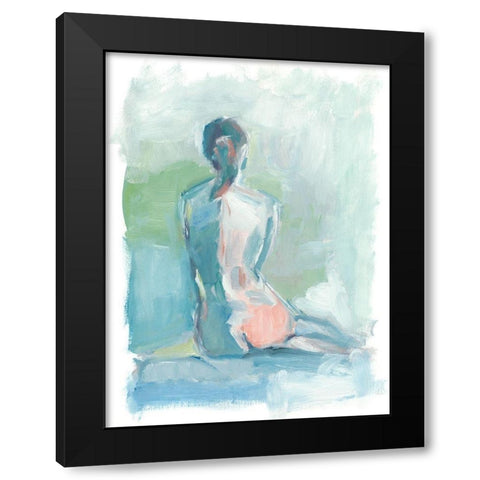 Modern Figure Study I Black Modern Wood Framed Art Print with Double Matting by Harper, Ethan