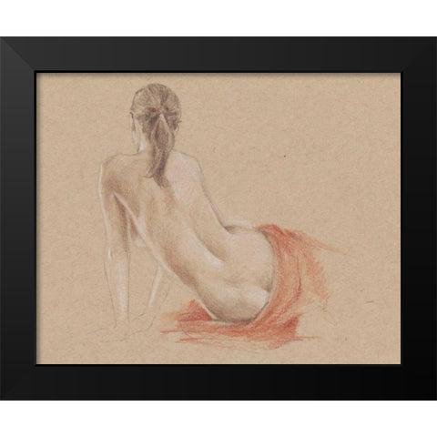 Classical Figure Study II Black Modern Wood Framed Art Print by Harper, Ethan