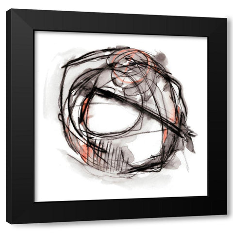Custom Bumble Bee Flight I Black Modern Wood Framed Art Print with Double Matting by Harper, Ethan
