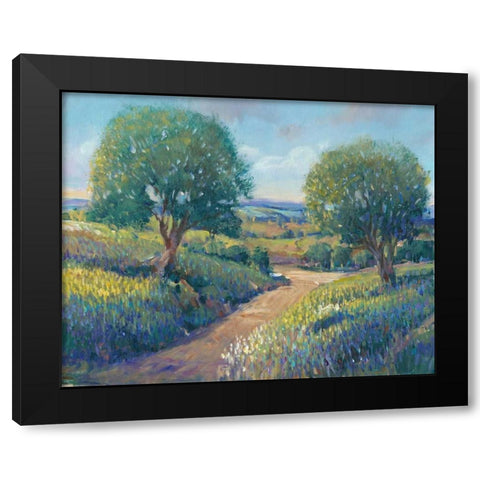 Country Sentrees I Black Modern Wood Framed Art Print by OToole, Tim