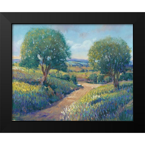 Country Sentrees I Black Modern Wood Framed Art Print by OToole, Tim