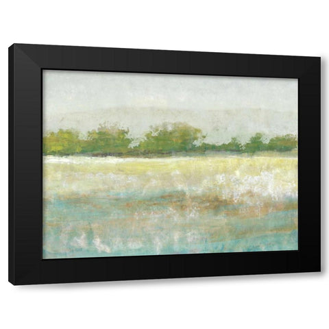 Spring Treeline II Black Modern Wood Framed Art Print with Double Matting by OToole, Tim