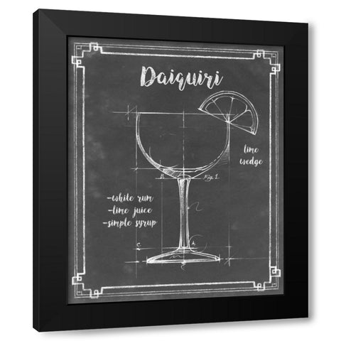 Mixology III Black Modern Wood Framed Art Print by Harper, Ethan