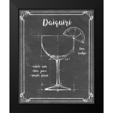 Mixology III Black Modern Wood Framed Art Print by Harper, Ethan