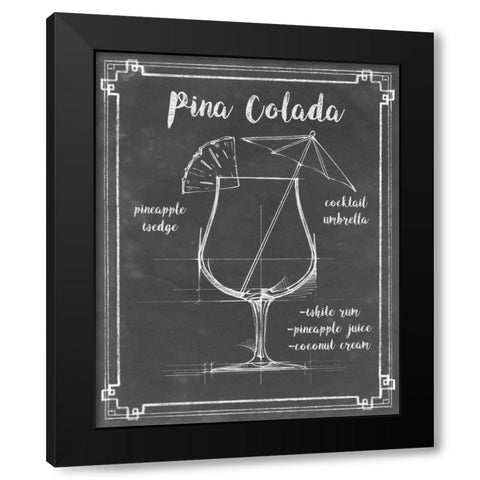 Mixology IV Black Modern Wood Framed Art Print by Harper, Ethan