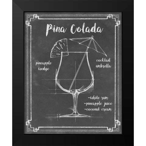 Mixology IV Black Modern Wood Framed Art Print by Harper, Ethan