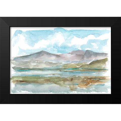 Impressionist View I Black Modern Wood Framed Art Print by Harper, Ethan