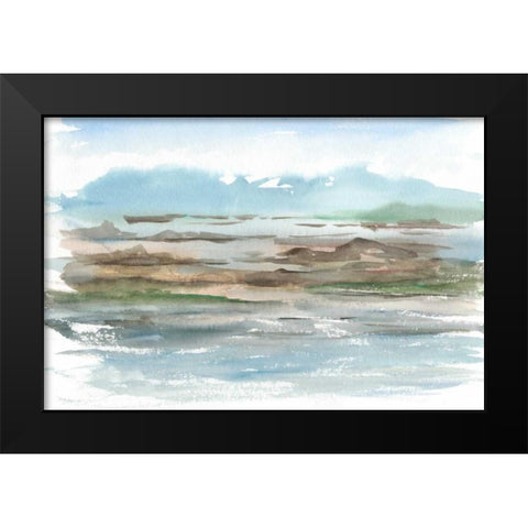Impressionist View II Black Modern Wood Framed Art Print by Harper, Ethan