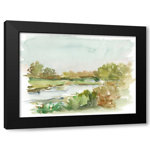 Impressionist Watercolor I Black Modern Wood Framed Art Print by Harper, Ethan