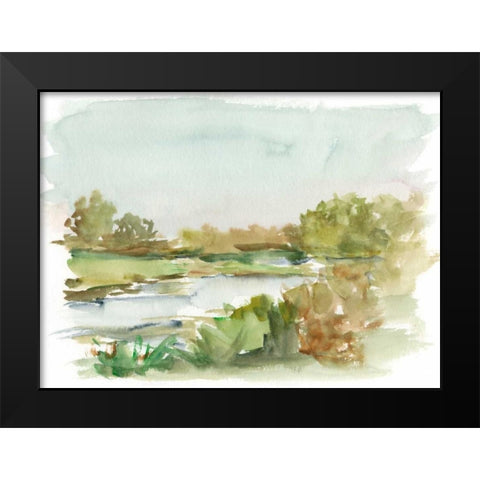Impressionist Watercolor I Black Modern Wood Framed Art Print by Harper, Ethan