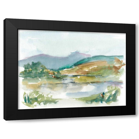 Impressionist Watercolor II Black Modern Wood Framed Art Print by Harper, Ethan