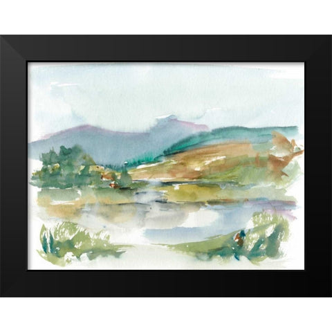 Impressionist Watercolor II Black Modern Wood Framed Art Print by Harper, Ethan
