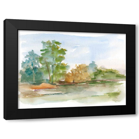Impressionist Watercolor III Black Modern Wood Framed Art Print by Harper, Ethan