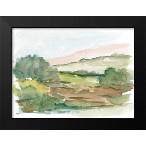 Impressionist Watercolor IV Black Modern Wood Framed Art Print by Harper, Ethan
