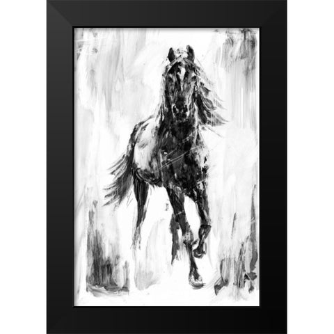 Rustic Stallion I Black Modern Wood Framed Art Print by Harper, Ethan