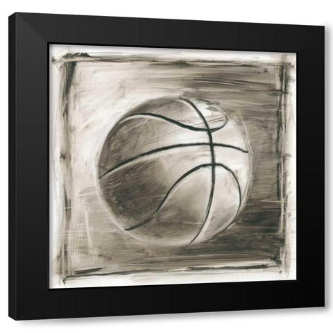 Vintage Varsity II Black Modern Wood Framed Art Print by Harper, Ethan