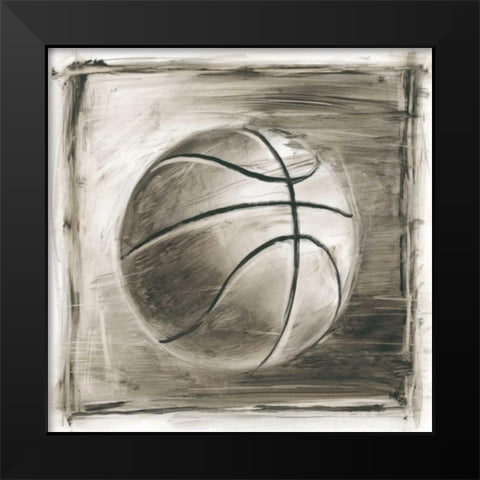 Vintage Varsity II Black Modern Wood Framed Art Print by Harper, Ethan