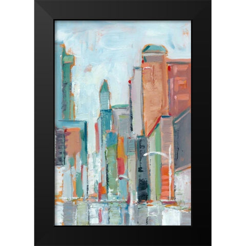 Downtown Contemporary I Black Modern Wood Framed Art Print by Harper, Ethan