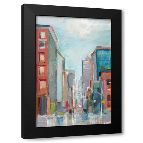 Downtown Contemporary II Black Modern Wood Framed Art Print by Harper, Ethan