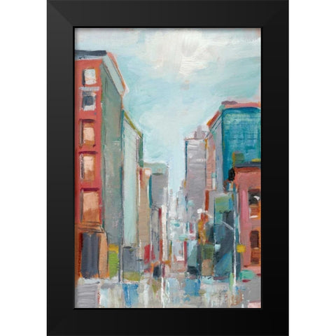 Downtown Contemporary II Black Modern Wood Framed Art Print by Harper, Ethan