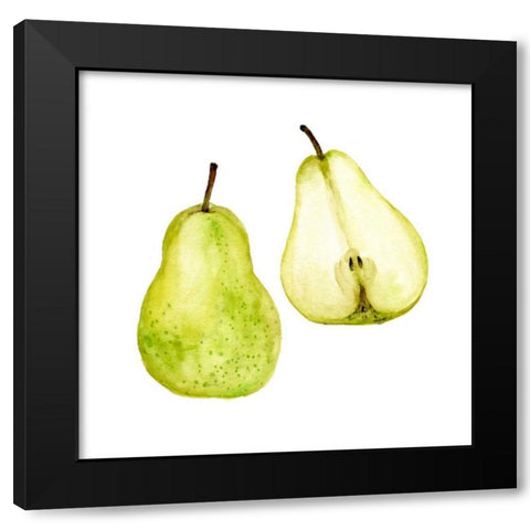 Love Me Fruit VII Black Modern Wood Framed Art Print by Wang, Melissa