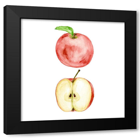 Love Me Fruit VIII Black Modern Wood Framed Art Print by Wang, Melissa