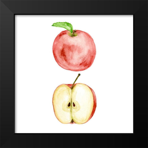 Love Me Fruit VIII Black Modern Wood Framed Art Print by Wang, Melissa